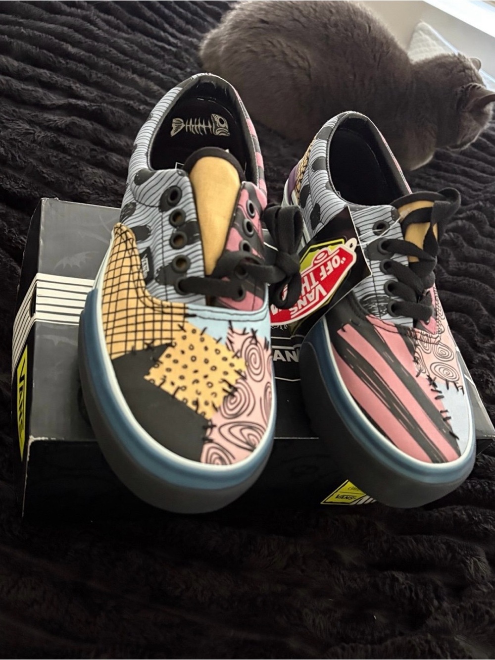 Vans x the nightmare before Christmas platform shoes